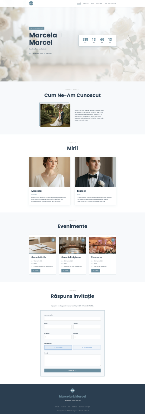 Modern Clean Dusty Blue